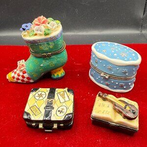 4 trinket boxes